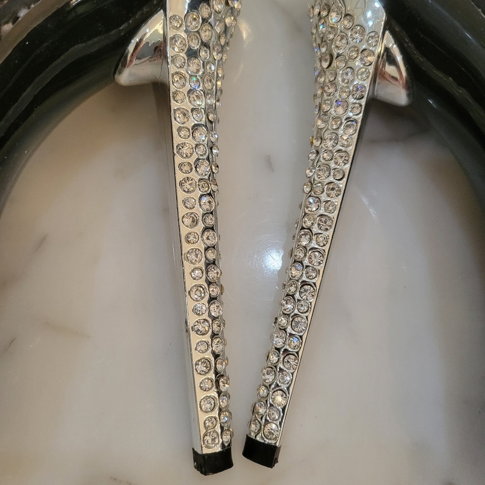 2 for $20 Frederick's rhinestone high heels - Picture 5 of 6